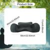 Ergonomisches Meditationskissen mit rutschfester Unterseite Abnehmbarer Samtbezug Atmungsaktiver Memory-Schaum