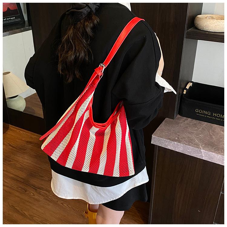 Summer New Single Shoulder Underarm Women's Bag Niche Large-capacity Cloth Fashionable Simple Portable Women's Bag