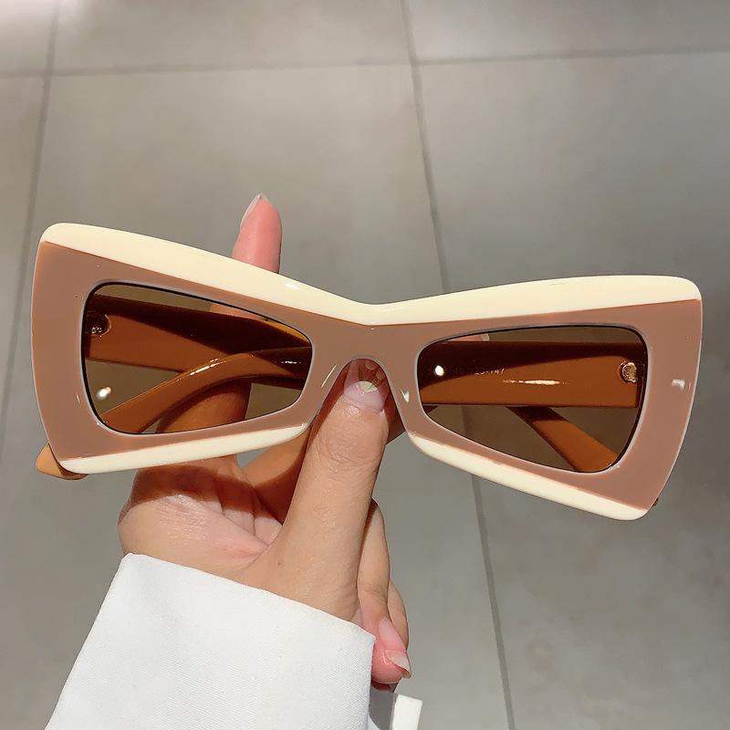 Triangle Cat Eye Punk Sunglasses Women For Men Fashion Vintage Trend Sun Glasses Luxury Brand Designer Hip Hop Party Shade Uv400