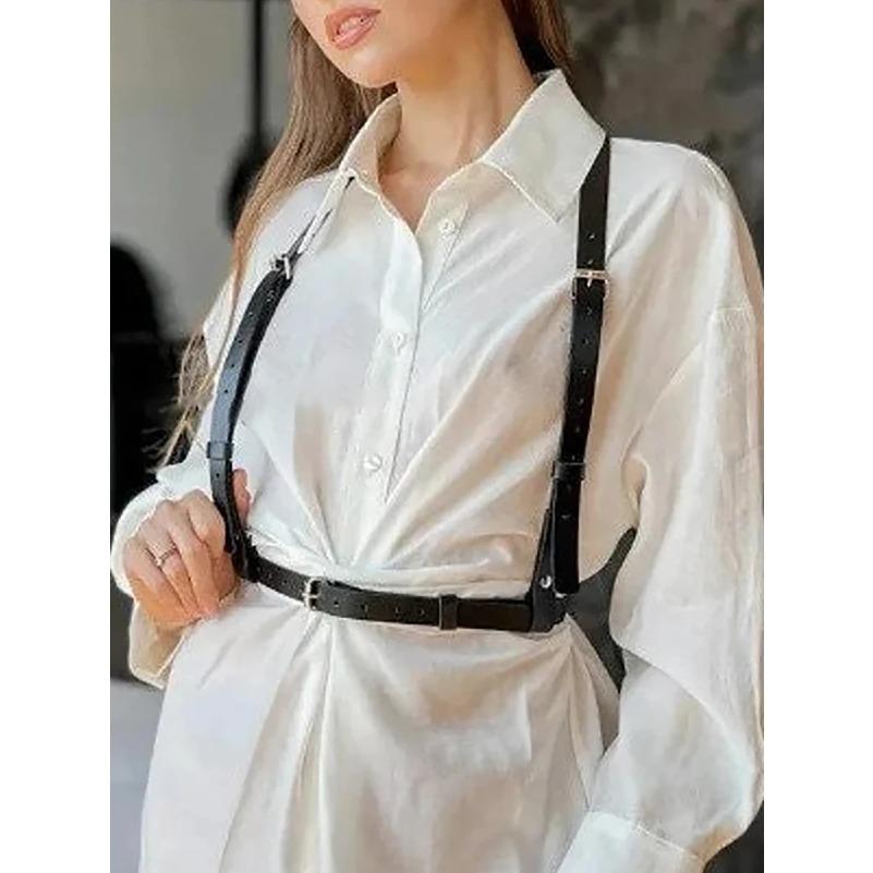 Frauen Sexy Leder Dessous Bondage Brustgeschirr Gothic BH Geschirr Unterwäsche Strapsgürtel BDSM Erotisches Fetisch Kleidungsstück Accessoire