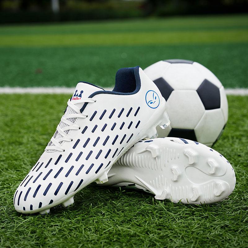 Men's and Women's Youth Students Professional Competition Training Shoes AG Spike Football Shoes Children's Football