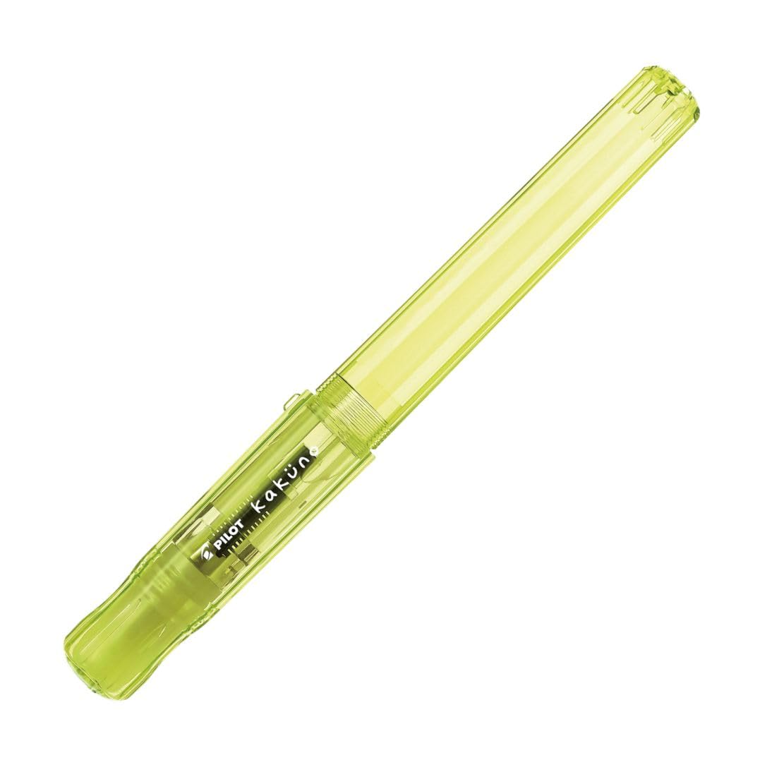 Pilot Kakuno Baby Fountain Fine Nib FKA1SRKBAYF Pen, (F), Yellow,