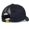 Baseballkappe mit kurzer Krempe aus Netzstoff für Herren und Damen, atmungsaktiv, Papa-Mütze, verstellbar, einfarbig, Trucker-Stil, niedriges Profil