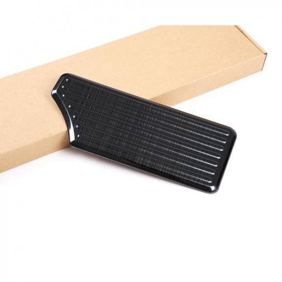 Black Steel Foot Rest Pedal Footrest Cover Pads For Honda Civic 11th 22-23