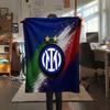 Football Club Internazionale Milano Flannel Blanket, High quality Comfortable for All Seasons, Home Decor, Warmth and Comfort