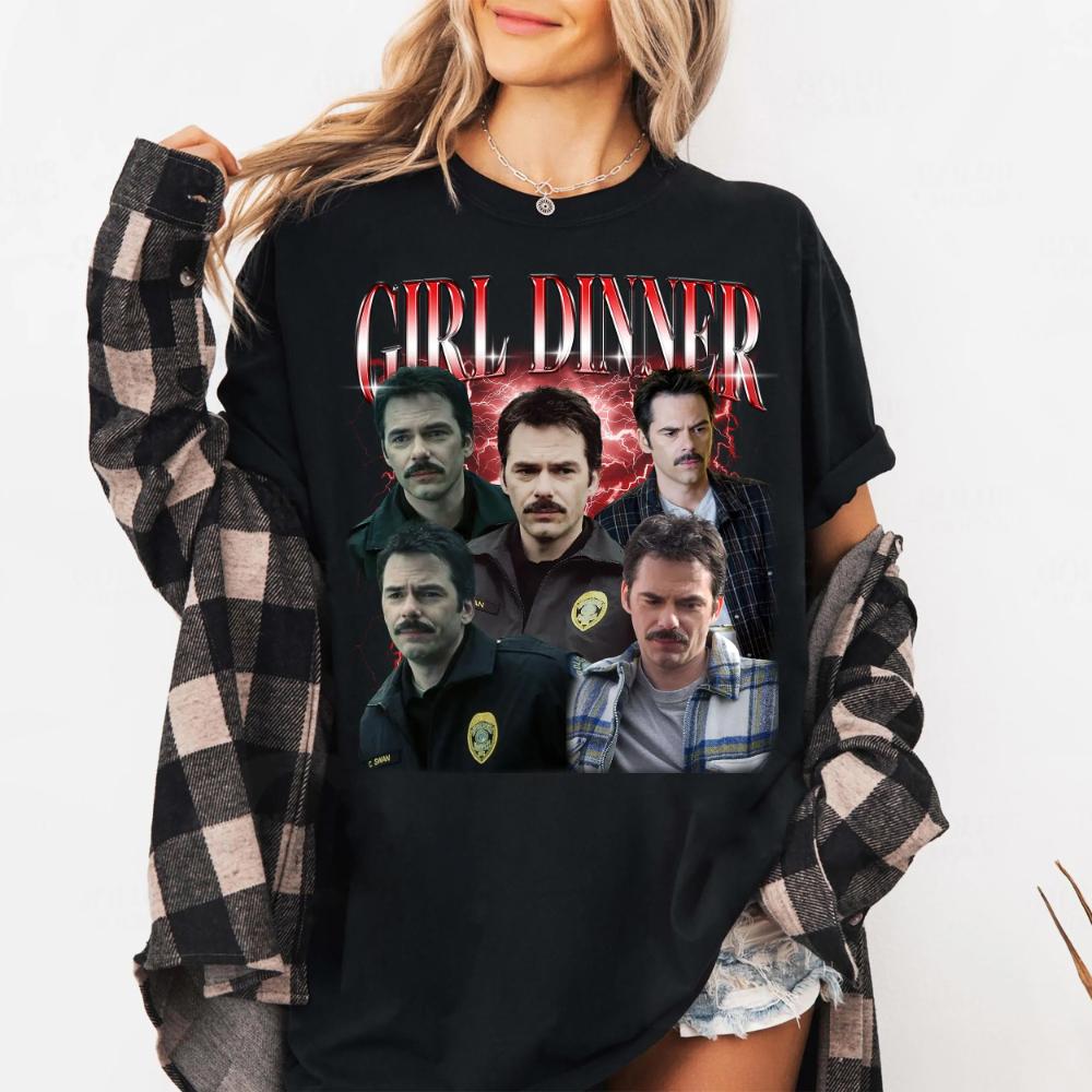 Charlie Swan Maglietta da Cena per Ragazza Fan di Billy Burke Squadra Charlie Maglietta T-Shirt Abbigliamento Grafica Manica Corta Unisex Unisex Donna