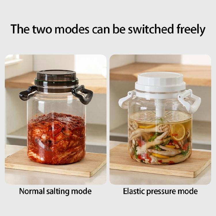 Großes Gurkenglas mit Griff Versiegelter Kunststoffbehälter für Küche, Keller oder Outdoor-Kochaktivitäten
