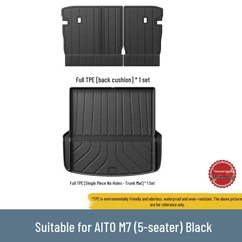 AITO M9/M7 Trunk Mat: TPE Waterproof, Wear-Resistant Protection for Car Interior