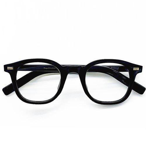 Lapeullolida Brdn Black Horn-Rimmed Blue Light Blocking Glasses