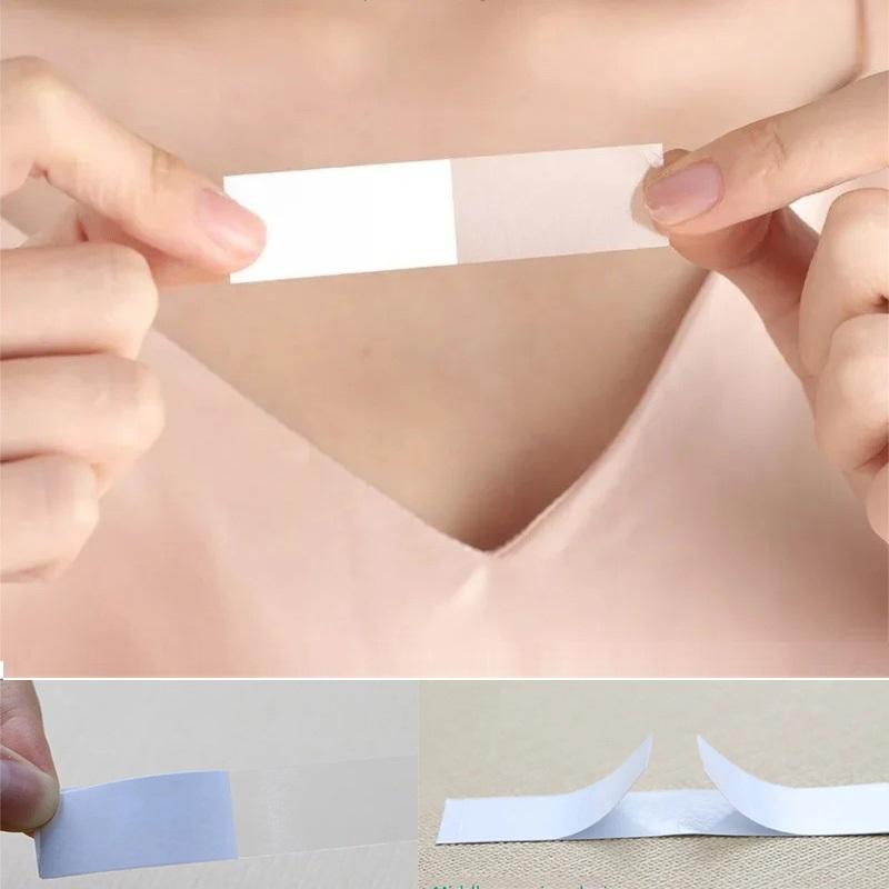 36 Pcs Double Sided Adhesive Tape for Fabric Womens Anti-exposure Sticker Transparent Strong Adhesive Glue SMJD01
