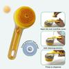 2pcs Soys Self-Cleaning Pet Massage & Bath Brush Suitable for Dogs & Cats with Built-In Shampoo Dispenser, Detangling Brush & Massager, Gentle