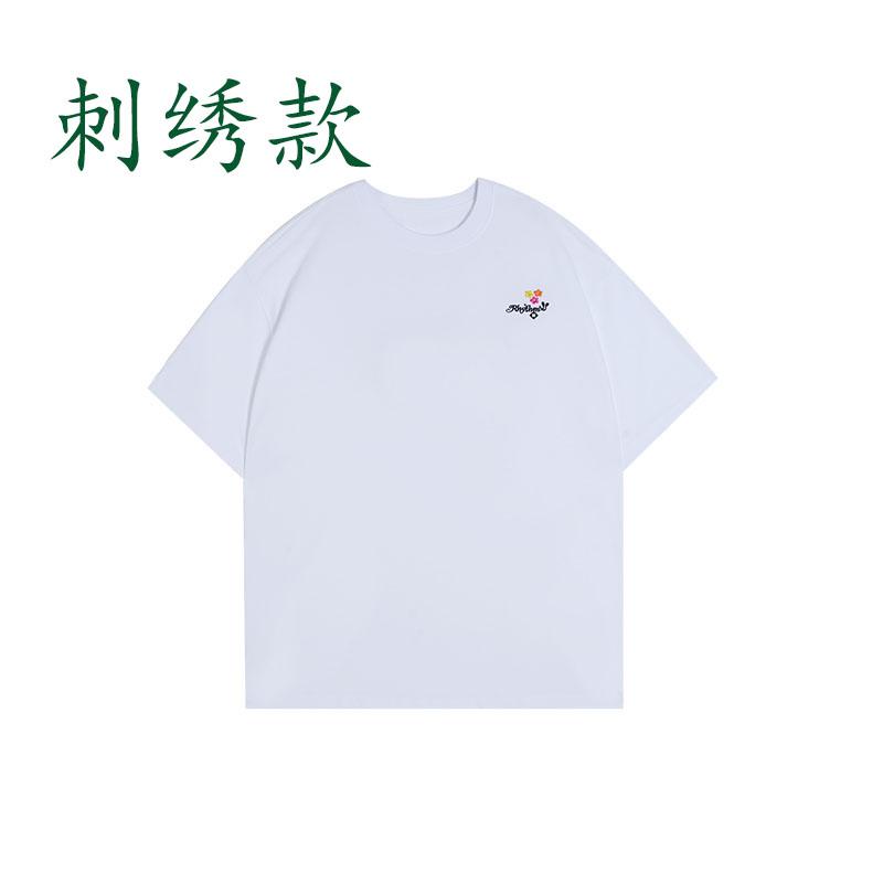Sports Short Sleeve 2022 Summer New Trend Series Men's Cultural Shirt Simple Embroidery T-Shirt AHSS323