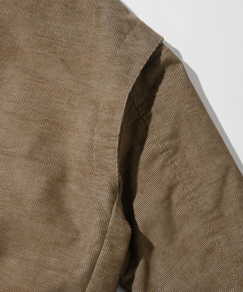 Intempomood Pigment Corduroy Bomber Jacket_Beige