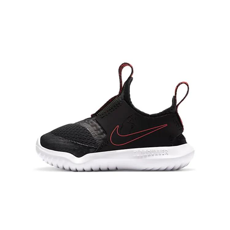 Nike Flex Runner SE Toddler 'Black Bright Crimson' (Unisex) Black / Bright Crimson / White Toddler Shoes CZ6540 001