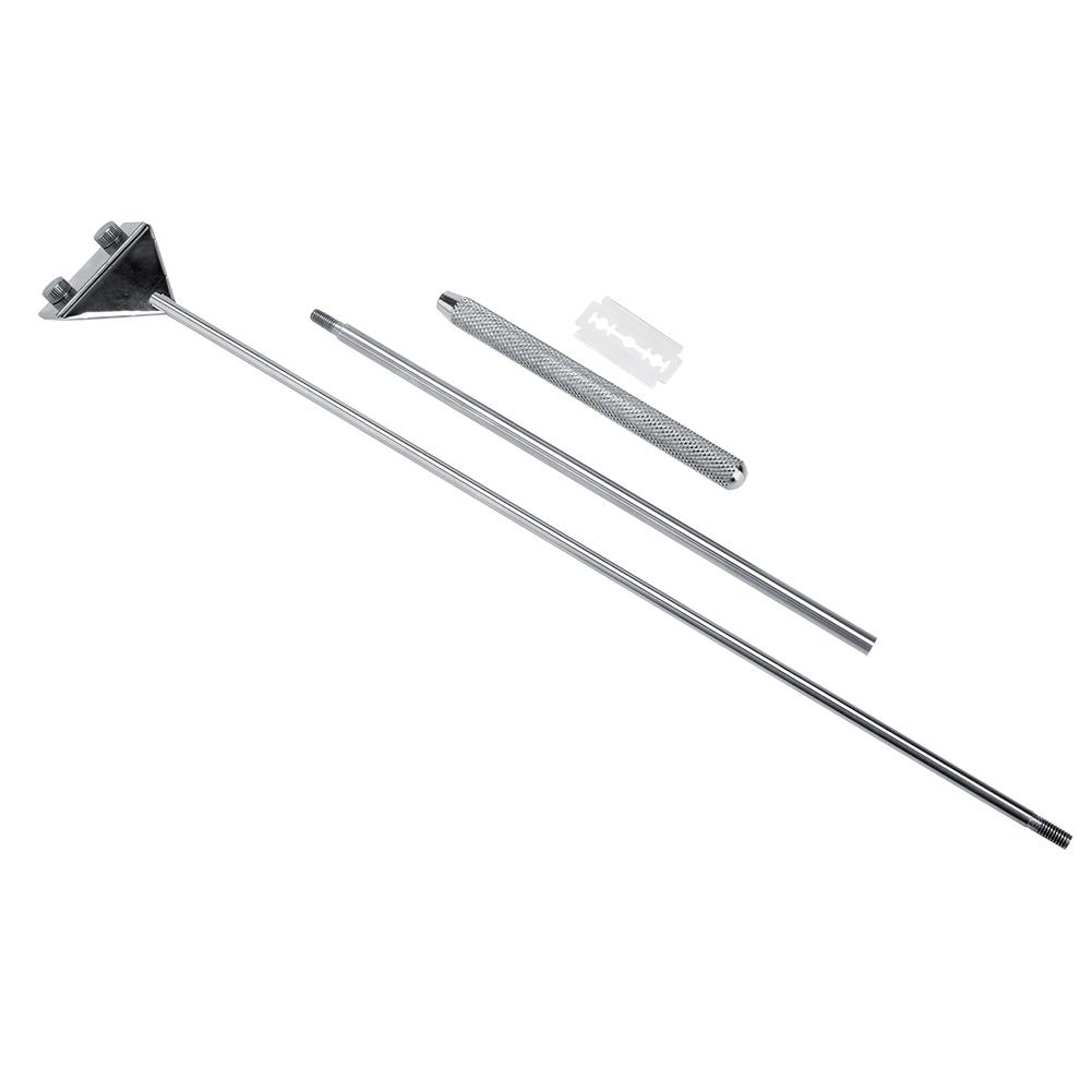 Stainless Steel Rust Proof Scraper Aquarium Fish Plant   Cleaning Tool(45cm, Wide)