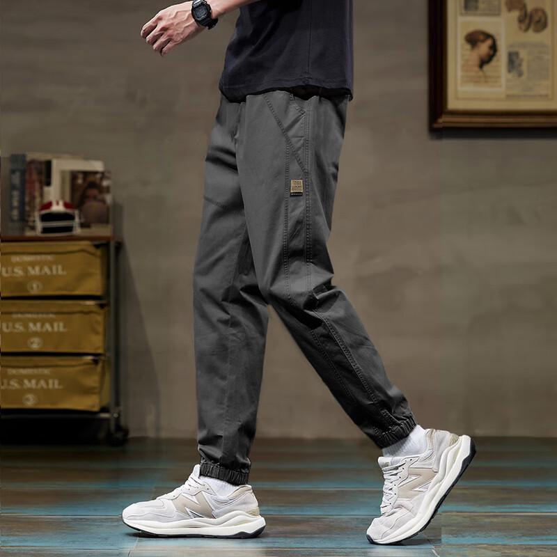 TonLion Men's Harem Loose Cargo Joggers