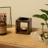 Square Mango Wood Oil Burner – Hamsa