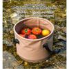 Portable Fishing Bucket, Outdoor Camping Folding Bucket, Multifunctional Large Capacity Storage Telescopic Car Water Storage Bag