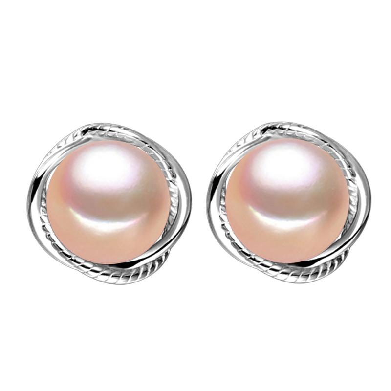 

FEEYOO серьги-гвоздики с натуральным пресноводным жемчугом для женщин, модные серьги-гвоздики с культивированным жемчугом, подарок на день рождения розовый