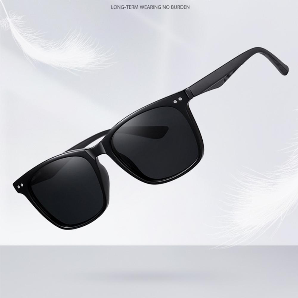 New Polarized Lens Fashion Retro Sunglasses Men Women Square Sunglasses TR Frame Classic Sports Sun Glasses Anti Glare Eyepiece