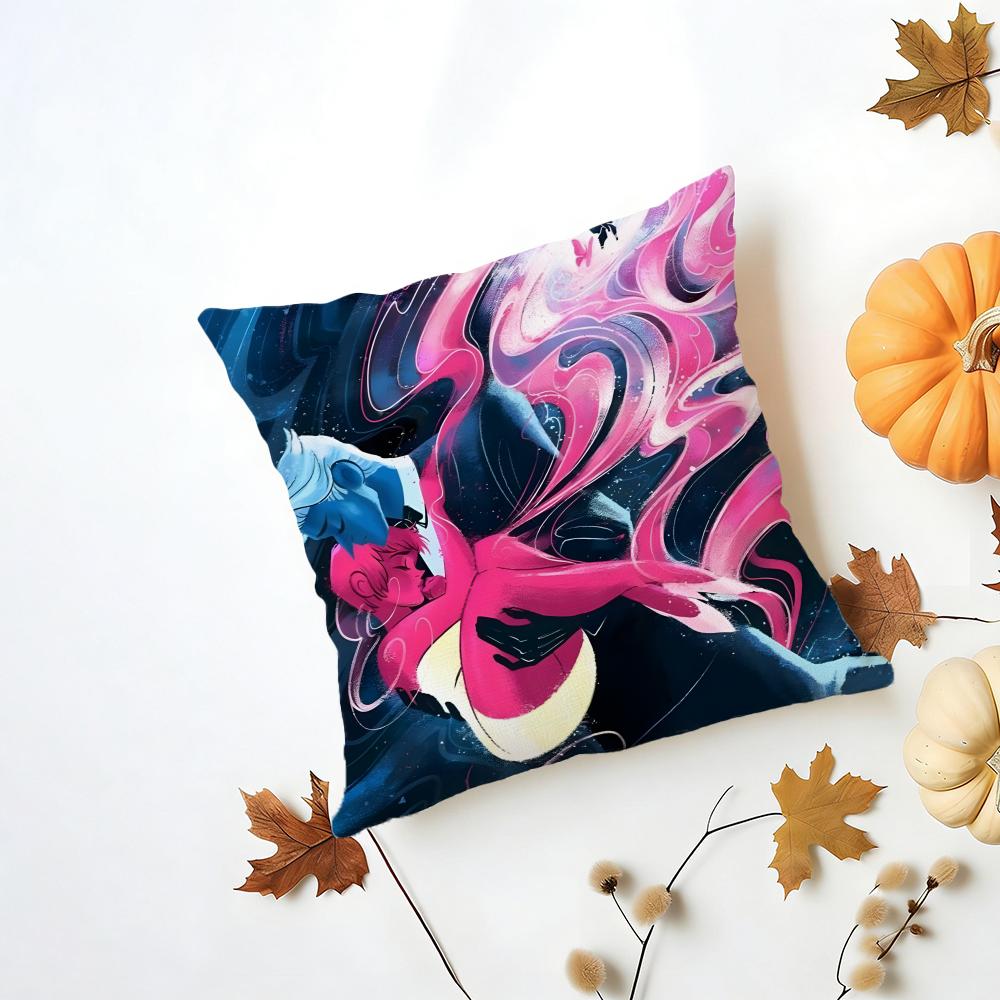 Fantasy Casual Myth Modernized LLore Olympus Cushion Cover Washable Linen Pillowcase Soft for Daily Sofa Bed Home Room Decor