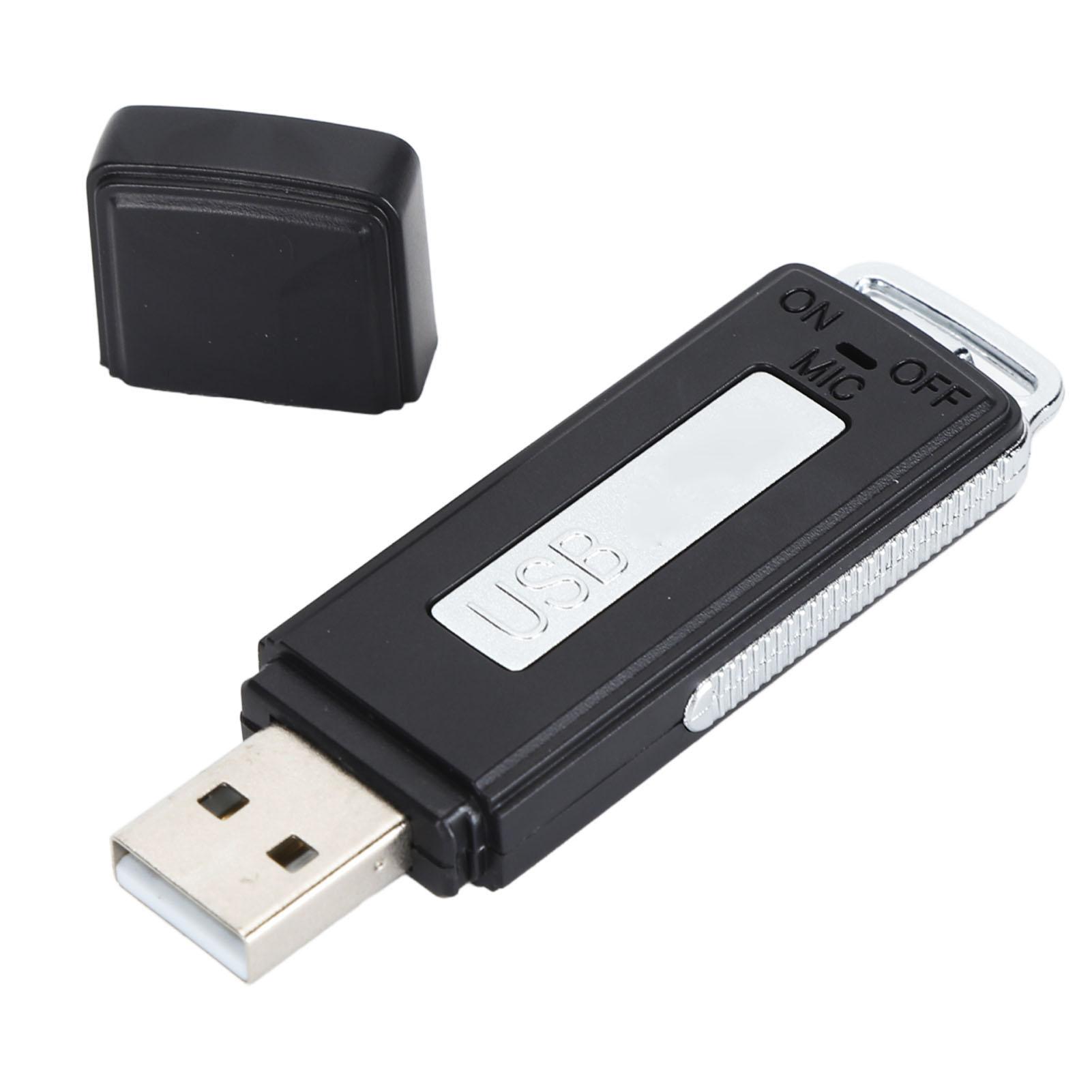 Diyelecs Usb Flash Drive Recorder Voice Activated Dual Recording Modes U Disk Recorder For Meeting Interview
