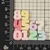 Acrylic Alphabet Beads 50PCS Smooth Surface Pastel Candy Color for DIY Jewelry Bracelet Anklet Kids Craft