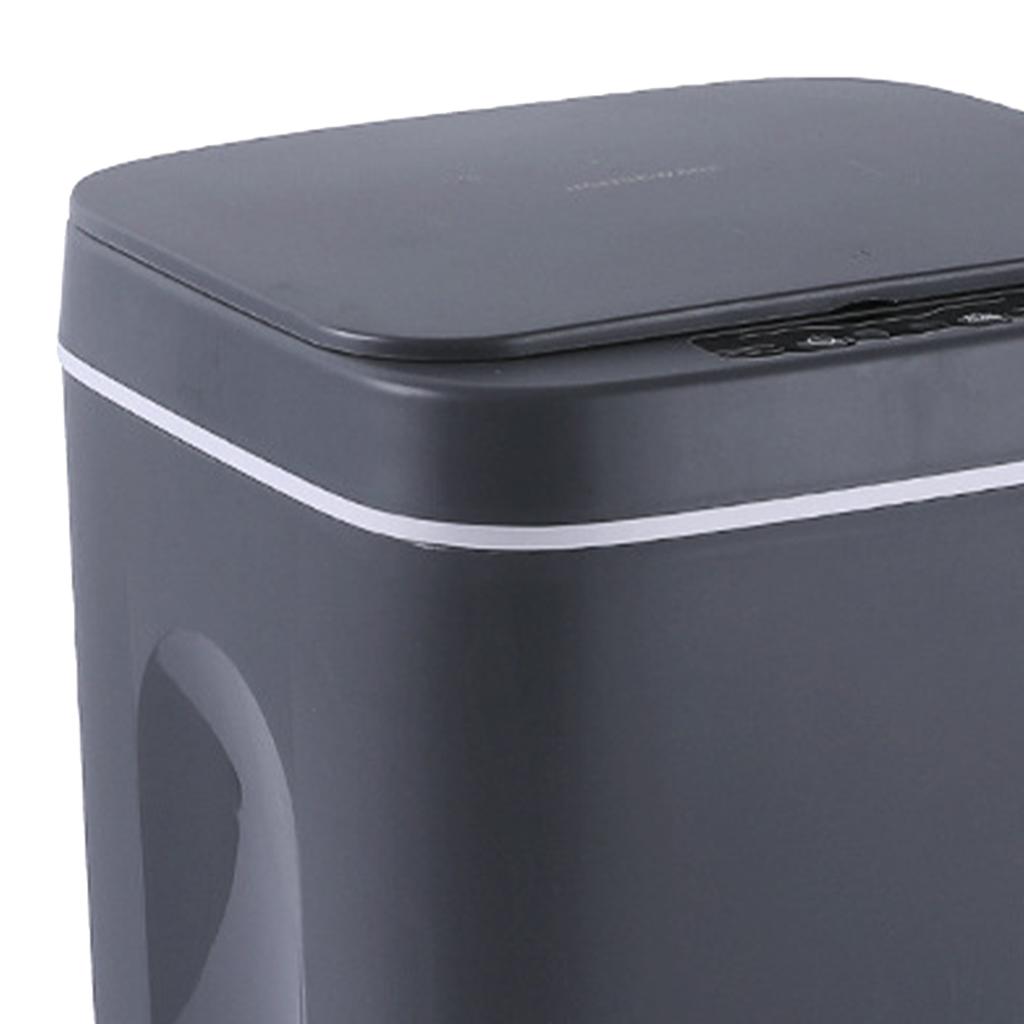 Automatyczny kosz na śmieci 16L Wodoodporny Bezdotykowy Czujnik Ruchu na Podczerwień Inteligentny Kosz na Śmieci z Pokrywą do Łazienki Kuchni