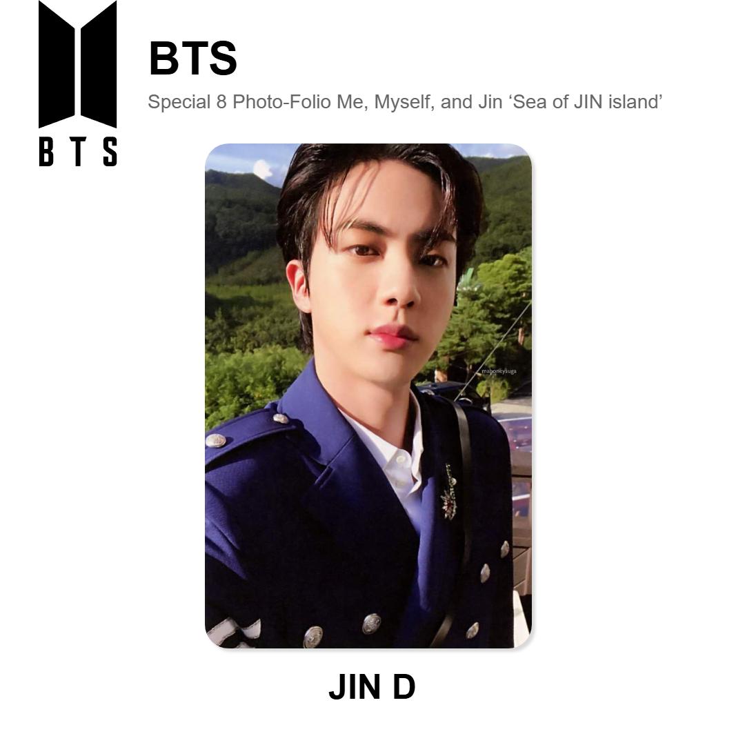 BTS Special 8 Photo-Folio Me, Myself, and Jin ‘Sea of JIN island’ Official Photocard Jin 04