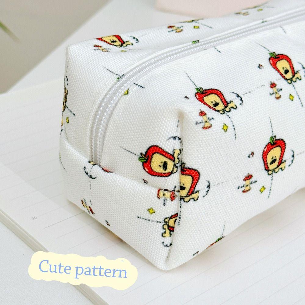 Gourmet Stationery Bag Large Capacity Pencil Case Cute Stationery Organizer  for School Office