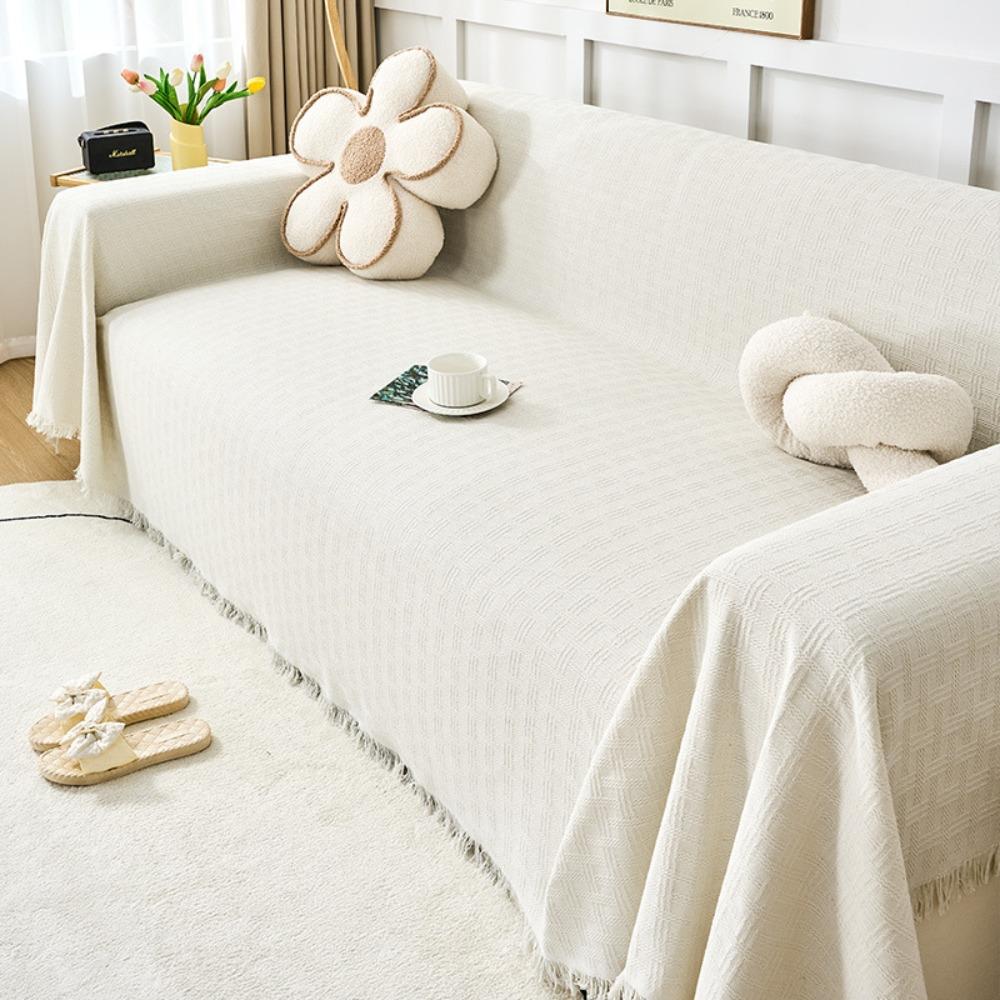 Nordic Luxury Sofa Cover Full Protection Cream Style Universal Cushion Pad for All Seasons
