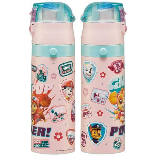 Skater dětská láhev na vodu z nerezové oceli přímé pití 470 ml Paw Patrol Girl Vhodné pro děti Lehký typ Skladování pouze v chladu Waterbottle Spo