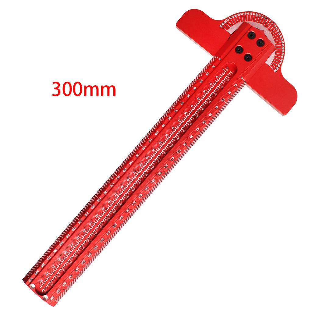 Woodworking Edge Angle Ruler 300/500mm Home Decoration Ruler Adjustable Multi Angle Scribing Ruler Marking Gauge Measuring Tool