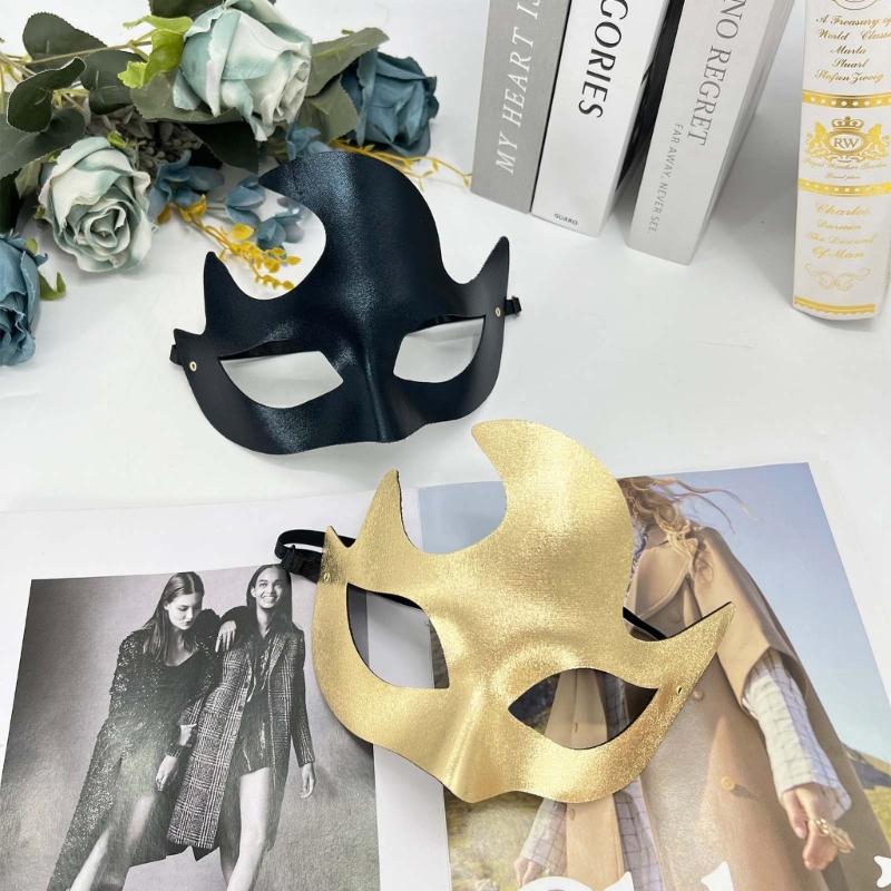 Kostüm-Gesichtsmaske Maskenbälle Party-Accessoire mit geometrischer Form und elastischem Band für Karnevals und Rollenspiele