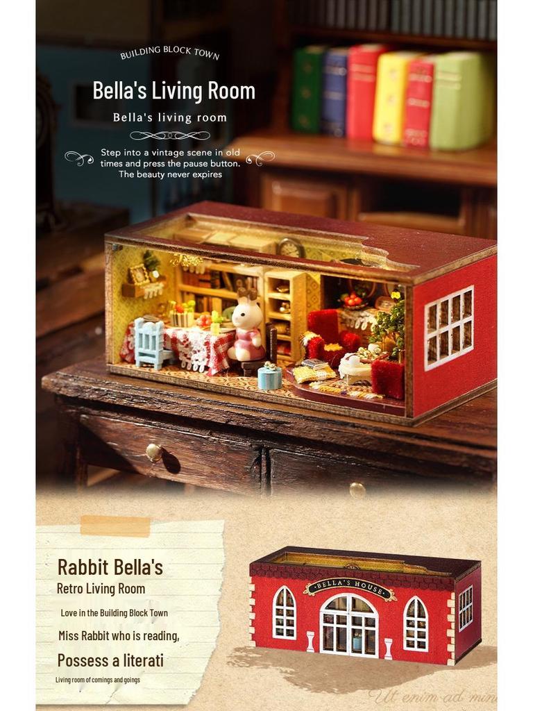Handmade Mini House Gift: Personalized Building Blocks for Boyfriend/Girlfriend's Home Decor