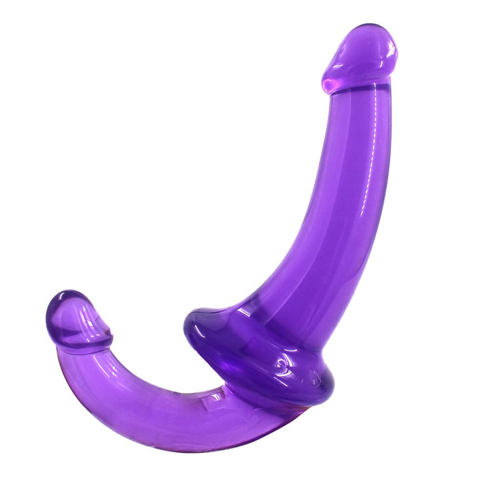 Dildo s dvojitou hlavou Realistická dilda Lesbická vaginální anální kolík Falešný penis pro ženy Gay Dospělý Erotická sexuální hračka pro páry