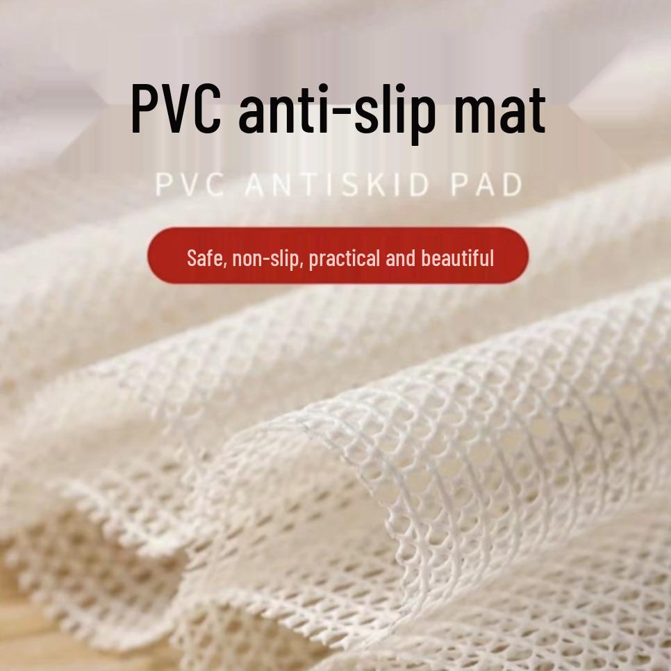 PVC Non-Slip Breathable Mat: Anti-Slip Bed Sheet & Quilt Protector, Cool Tatami Style, Customizable & Thin.