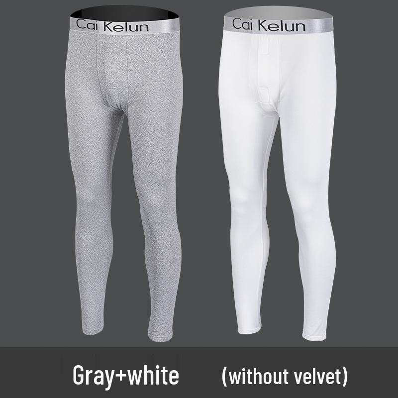 Herren Übergröße Thermofleecegefütterte Wollleggings für den Winter - Enganliegend, Verdickt und Warm