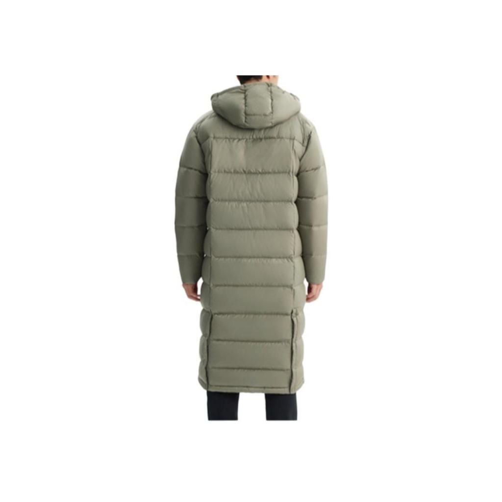 Columbia Omni-Heat Solid Water-Resistant Long Bread Zipper Down Jacket Unisex outerwear Green XE1790-397