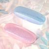 PU Leather Storage Box for Men Women Glasses Pouch Elegant Glitter Sequins Sunglasses Case Portable