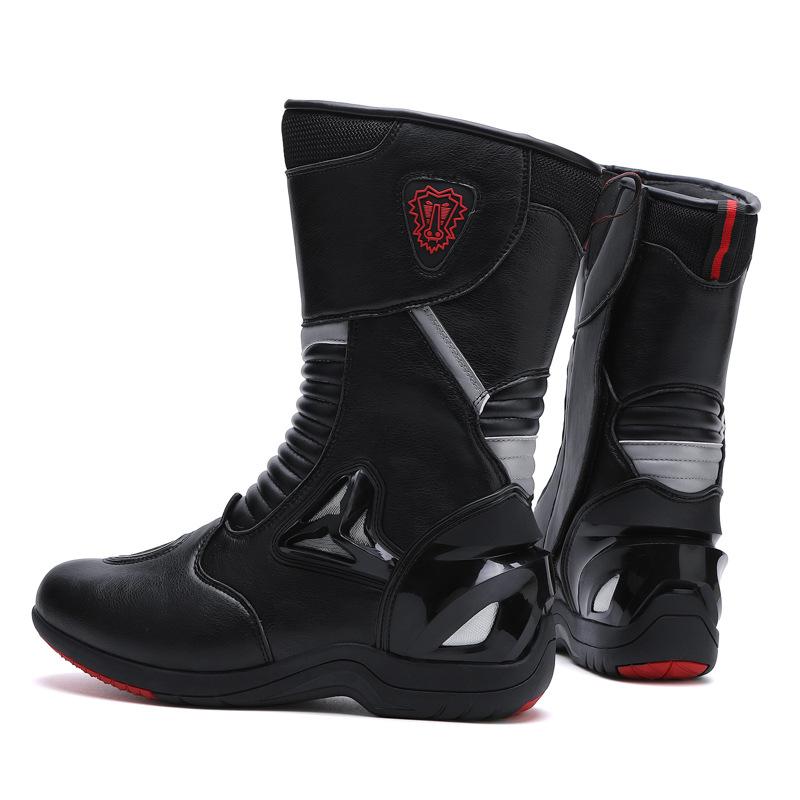 Motorcycle Shoes Riding Male Knight's Four Season Board Boots Racing High Top Travel Equipment
