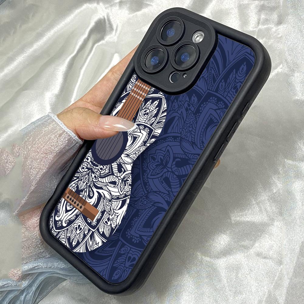 

JT4 Абстрактная Ретро Музыкальная Гитара Realme 14 15 Huawei P40 Honor 70 90 Infinix Tecno itel Motorola Google Все Модели Ангельские Глаза Мягкий ТПУ Чехол для Телефона Huawei Nova 3 чёрный