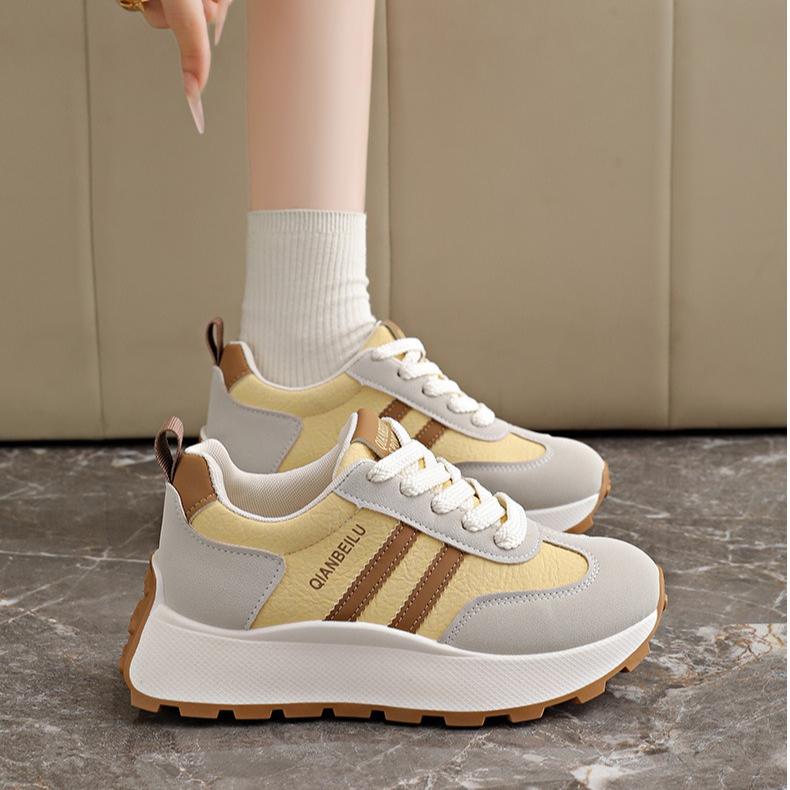 Women's Outdoor Workout Sneakers Lightweight Anti-Slip Sport Walking Shoes Casual Comfortable Non-Slip Lace-up Running Tennis Sneakers for Women