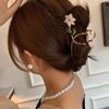 Le Peri Classic White Flower Point Hair Clip