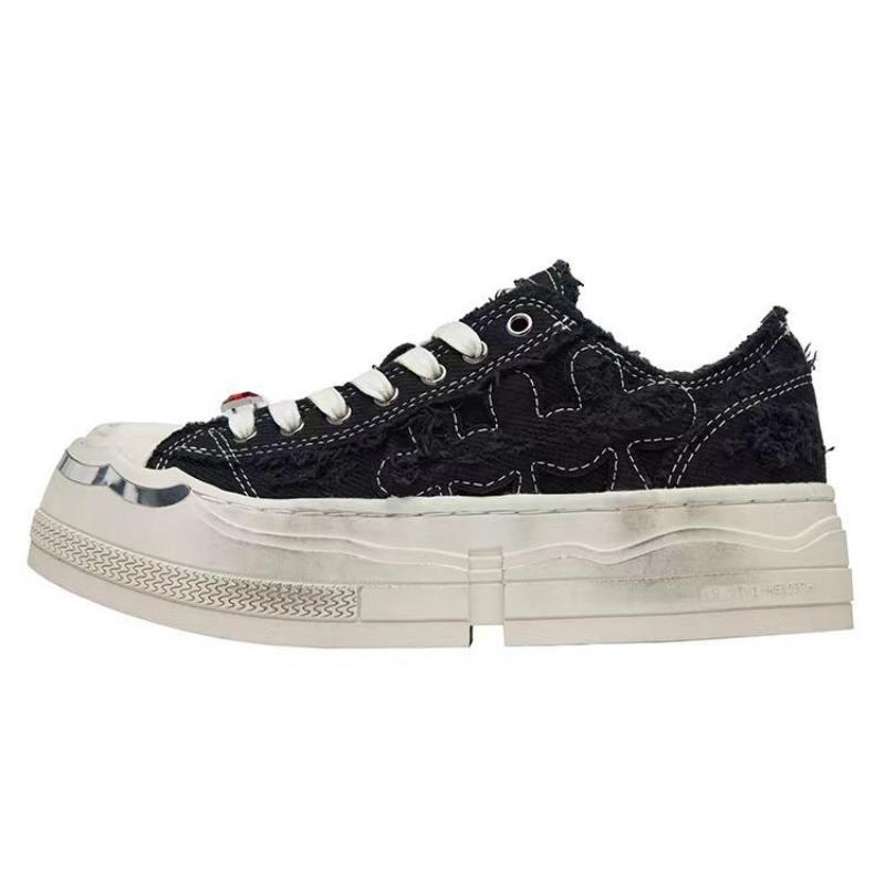 Leather dad shoes women's fashion new mesh breathable retro versatile couple trend sneakers