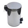 Jinsu 12L Round Stainless Steel Foot Pedal Bin