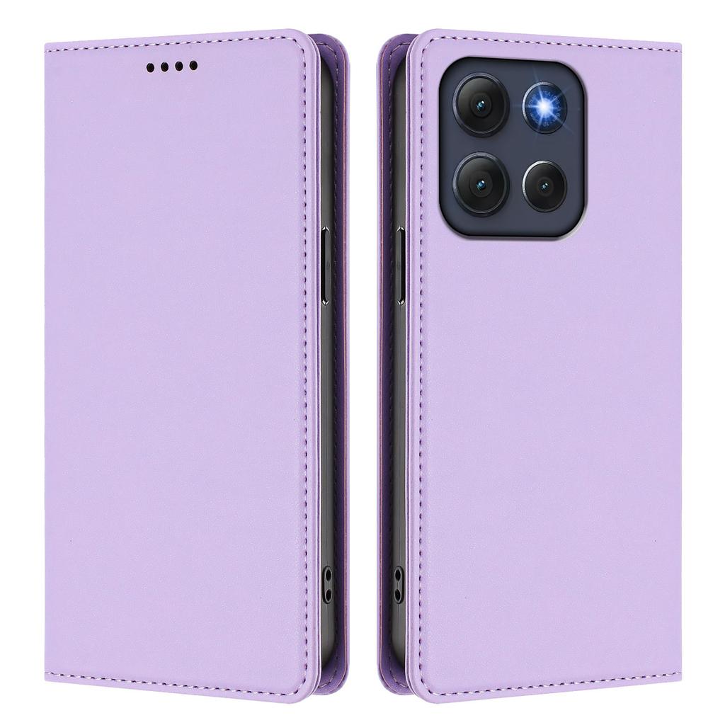 For Motorola Moto G86 5G Leather Wallet Case Magnetic Closure RFID Blocking Phone Cover