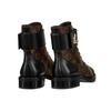 Louis Vuitton Lv Wonderland Monogram Canvas Combat Boots Brown Women's 1A2Q3I