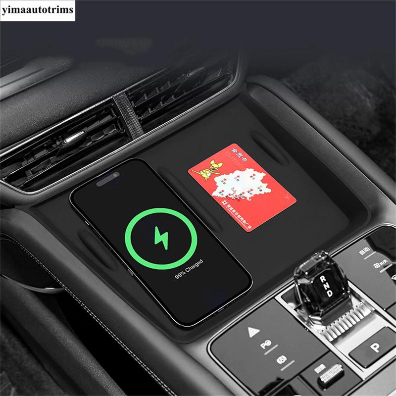 Car Wireless Charging Silicone Protective Central Control Anti Slip Pad Accessories For BYD Sealion 7 Sea lion 07 EV 2024 2025