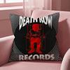 D-Death Row Records Cushion Cover Multi-Scene Pillow Cover for Home & Car - Reversible, Soft & Durable for Daily Use